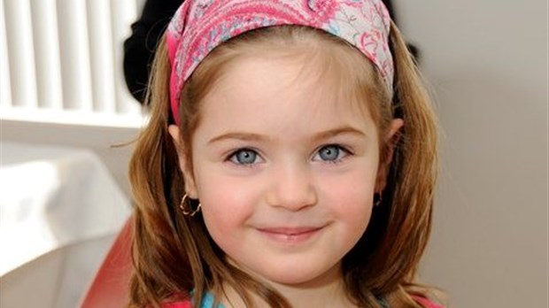 Florence Bisaillon, 4 ans, Carignan